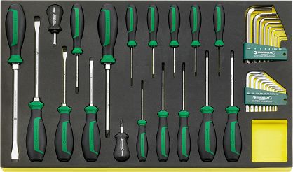 Zestaw TCS 3/3 Wkrętaków DRALL+ i imbusów 36-Częściowy TCS 4622/4650+10760+10766 STAHLWILLE 96831196