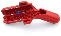 Zestaw szczypce automatyczne do ściągania izolacji 0,2 - 6,0 mm z regulacją 12 62 180 + ściągacz uniwersalny ErgoStrip 16 95 01 SB KNIPEX - 9
