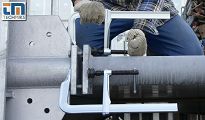 Ścisk śrubowy ślusarski 600/200mm stalowy o zwiększonym wysięgu SGTM BESSEY SG60T20M - 5