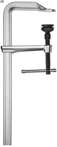 Ścisk śrubowy ślusarski 600/200mm stalowy o zwiększonym wysięgu SGTM BESSEY SG60T20M