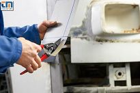 Nożyce dźwigniowe kute do blachy prawe ERDI BESSEY D17ASS - 3