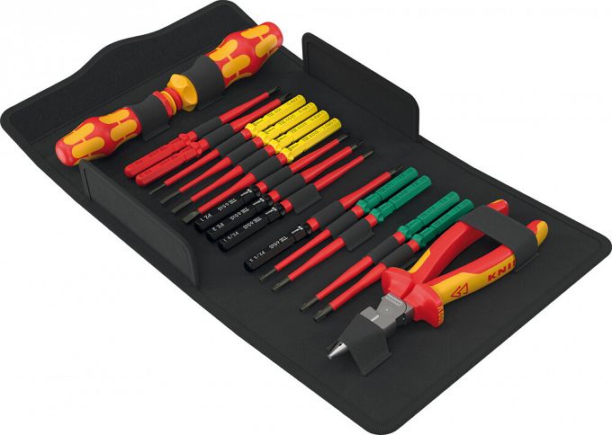 Kraftform Kompakt VDE 17 extra slim 2 Tool Finder, 17 części WERA 05006610001