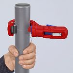 Obcinak do rur z tworzywa KNIPEX 90 23 02 BK - 5