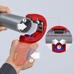 Obcinak do rur z tworzywa KNIPEX 90 23 02 BK - 8