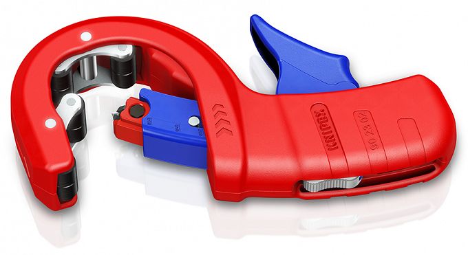 Obcinak do rur z tworzywa KNIPEX 90 23 02 BK