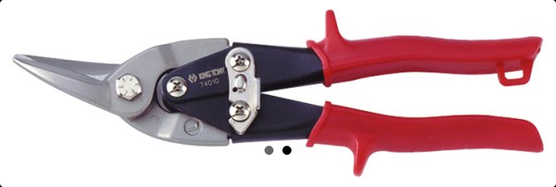 Nożyce dźwigniowe do cięcia kształtowego blachy1.2mm lewe KING TONY  74010  