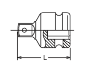 Adapter udarowy z pinem 5/8