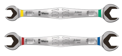 Zestaw klucze płaskie dwustronne Joker 10-13mm + 17-19mm WERA 145437