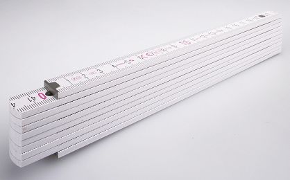 Miara składana drewniana 2m biała TYP 400 STABILA 14557