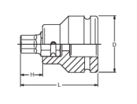 Nasadka udarowa z bitem 24mm KOKEN - 2
