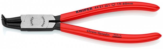 Szczypce do pierścieni osadczych Segera wewnętrzne 19-60mm KNIPEX 44 21 J21