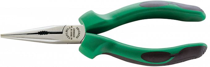 Szczypce półokrągłe z Obcinakiem L=160mm (radio./tel.); polerowane, Rękojeść 2K 6529 3 160 160 MM STAHLWILLE 65293160