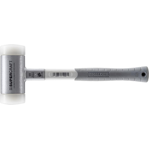 Młotek z miękkim bijakiem SUPERCRAFT, 60mm bezodrzutowy z rękojeścią 3-komponentową HALDER 3399.060
