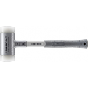 Młotek z miękkim bijakiem SUPERCRAFT, 60mm bezodrzutowy z rękojeścią 3-komponentową HALDER 3399.060