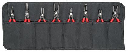 Szczypce segera do pierścieni osadczych zestaw KNIPEX 00 19 58 V02