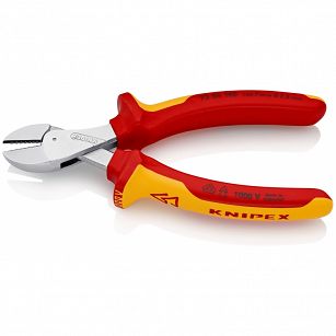 Szczypce Tnące Boczne Izolowane wzmocnione X-Cut KNIPEX 73 06 160