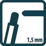 Znacznik do otworów precyzyjny czarny PICA ink MARKER 150/46 - 6