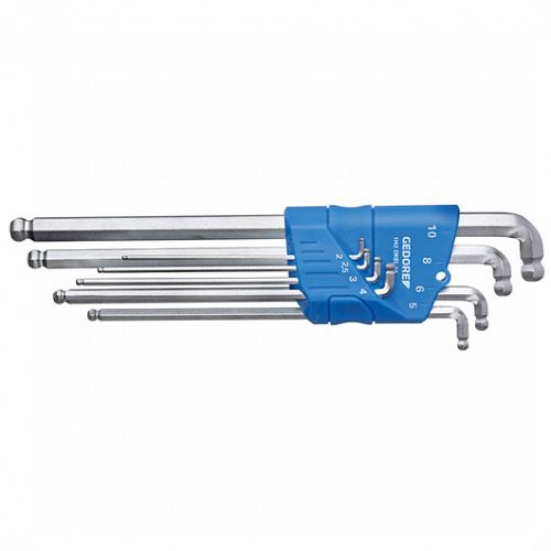 Imbusy klucze trzpieniowe 2-10 mm z kulką nr H 42 DKEL-88 GEDORE 2797186