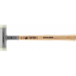 Młotek z miękkimi obuchami SUPERCRAFT, 25mm, bezodrzutowy HALDER 3366.025