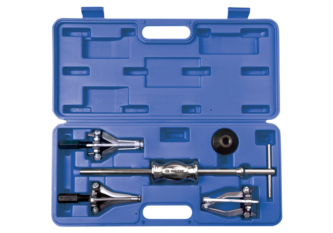 Uniwersalny zestaw ściągaczy do łożysk 15-80mm z młotkiem bezwładnościowym KING TONY 796401MR