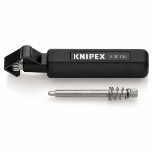 Zestaw ściągacz Izolacji z przewodów okrągłych 6,0 do 29,0mm 16 30 135 SB + ostrze zapasowe 16 39 135 KNIPEX