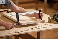 Ścisk śrubowy stolarski żeliwny 600/120mm TPN BESSEY TPN60S12BE-2K - 3