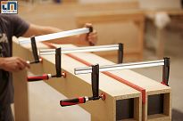 Ścisk śrubowy stolarski żeliwny 600/120mm TPN BESSEY TPN60S12BE-2K - 2