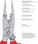 Szczypce do elektroinstalacji 6W1 KNIPEX 13 91 200 - 5