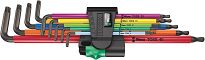 Zestaw klucze imbusowe z kulką 1,5-10 mm kolorowe 073593 + klucze trzpieniowe TORX XL Multicolour 024480 WERA 145569 - 9