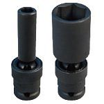 Nasadka długa udarowa z przegubem 1/2