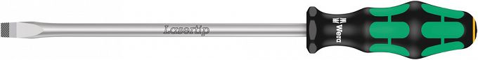 Wkrętak śrubokręt warsztatowy płaski 1,6x10,0x200mm Lasertip 334 WERA 05110104001