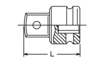 Adapter udarowy 1/2