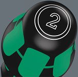 Wkładka piankowa 9718 z wkrętakami Kraftform Seria 300 Set 2, 7 części WERA 05150128001 - 6