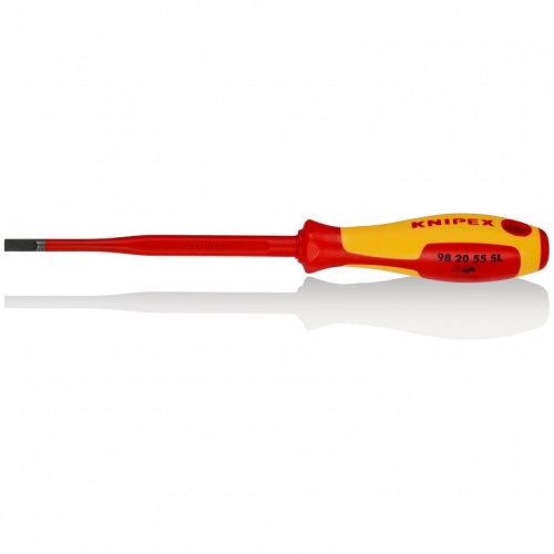 Wkrętak śrubokręt (Slim) do gniazd płaskich 5,5x1,0mm KNIPEX 98 20 55 SL