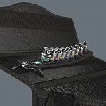 Zestaw kluczy nasadowych z zawieszką Zyklop 1/4