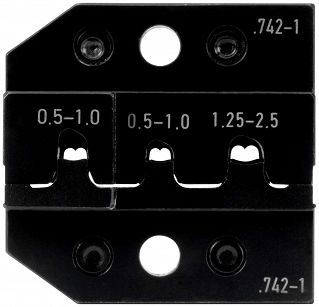 Matryca zagniatająca wtyk płask 0,5 - 2,5 mm RENNSTEIG 624 742-1 3 0