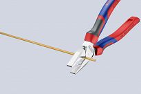 Kombinerki Szczypce Uniwersalne Chromowane o zwiększonym przełożeniu KNIPEX 02 05 200 - 6