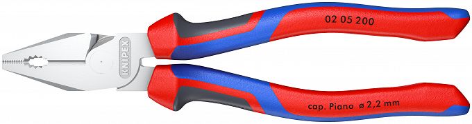 Kombinerki Szczypce Uniwersalne Chromowane o zwiększonym przełożeniu KNIPEX 02 05 200