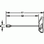 Wkrętak śrubokręt nasadowy z chwytem 2K-T 6,0 mm GEDORE 2647648 - 3