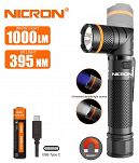 Latarka ręczna z UV NICRON 49NB75 - 2