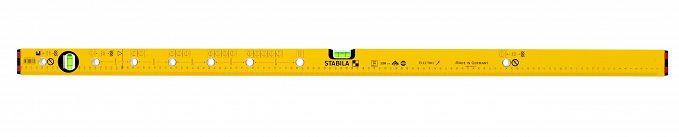 Poziomica dla elektryków 120 cm TYP 70 Electric  dla elektryka do gniazdek i puszek STABILA 16136