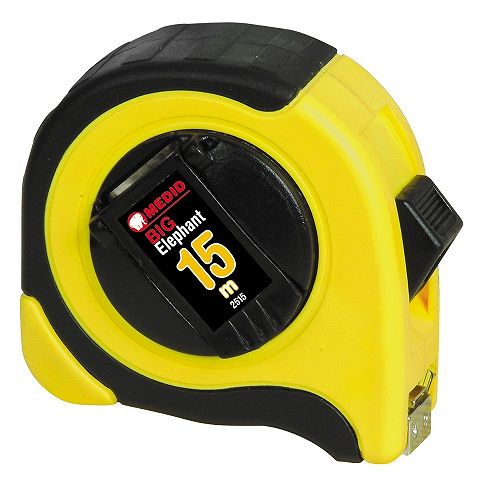 Miara zwijana specjalna BIG ELEPHANT, magnetyczna, obudowa ABS, 15m/25mm MEDID 2515