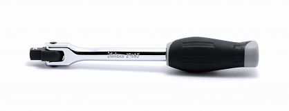 Pokrętło 1/4" łamane rączka gumowa  KOKEN