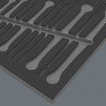 Wkładka piankowa 9835, przeznaczona do przechowywania kluczy 6007 Joker 11 Set 1, bez narzędzi, 172 x 30 x 392 mm WERA 05137335001 - 3