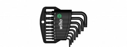 Zestaw kluczy trzpieniowych w uchwycie Classic TORX® 8-cz. krótki, oksydowany chemicznie 36461 WIHA