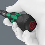 Wkrętak do śrub z gniazdem krzyżowym z rękojeścią kulistą Kraftform Ball-Grip 1850 PH, PH 1 x 80 mm WERA 05007905001 - 7