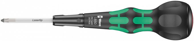 Wkrętak do śrub z gniazdem krzyżowym z rękojeścią kulistą Kraftform Ball-Grip 1850 PH, PH 1 x 80 mm WERA 05007905001