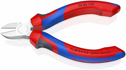 Szczypce Tnące Boczne KNIPEX 76 05 125