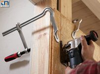 Ścisk śrubowy ślusarski 200x100mm OMEGA GMZ BESSEY GM20Z-2K - 7