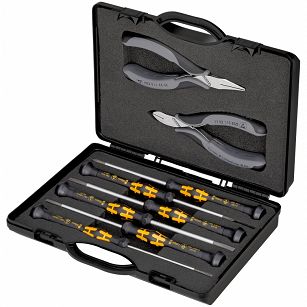 Zestawy szczypiec dla elektroników KNIPEX 00 20 18 ESD